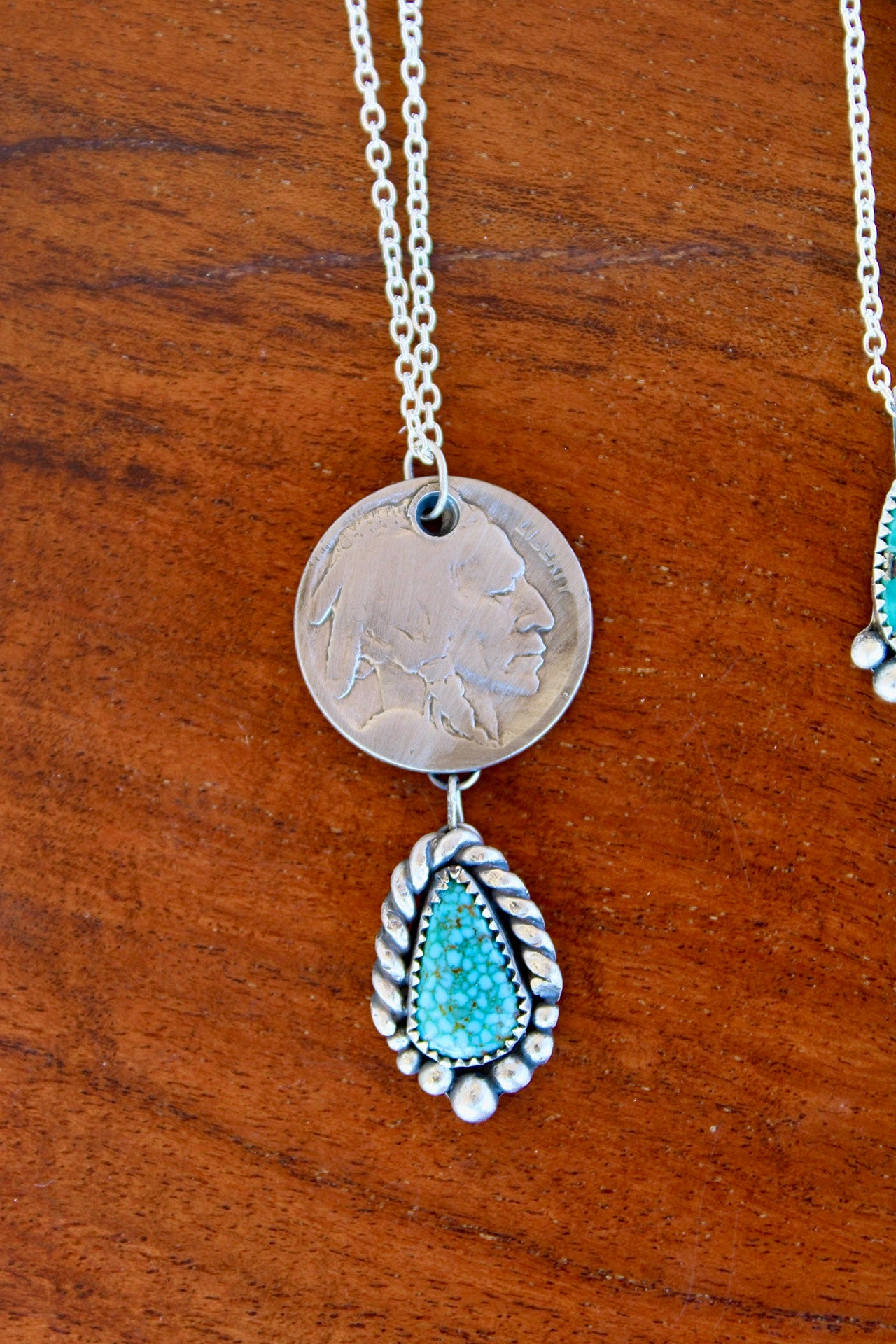 Spiderweb Indian Dangle Pendant