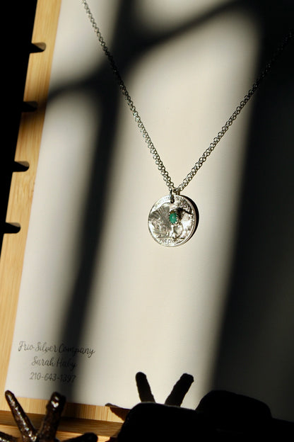 Turquoise Buffalo Pendant